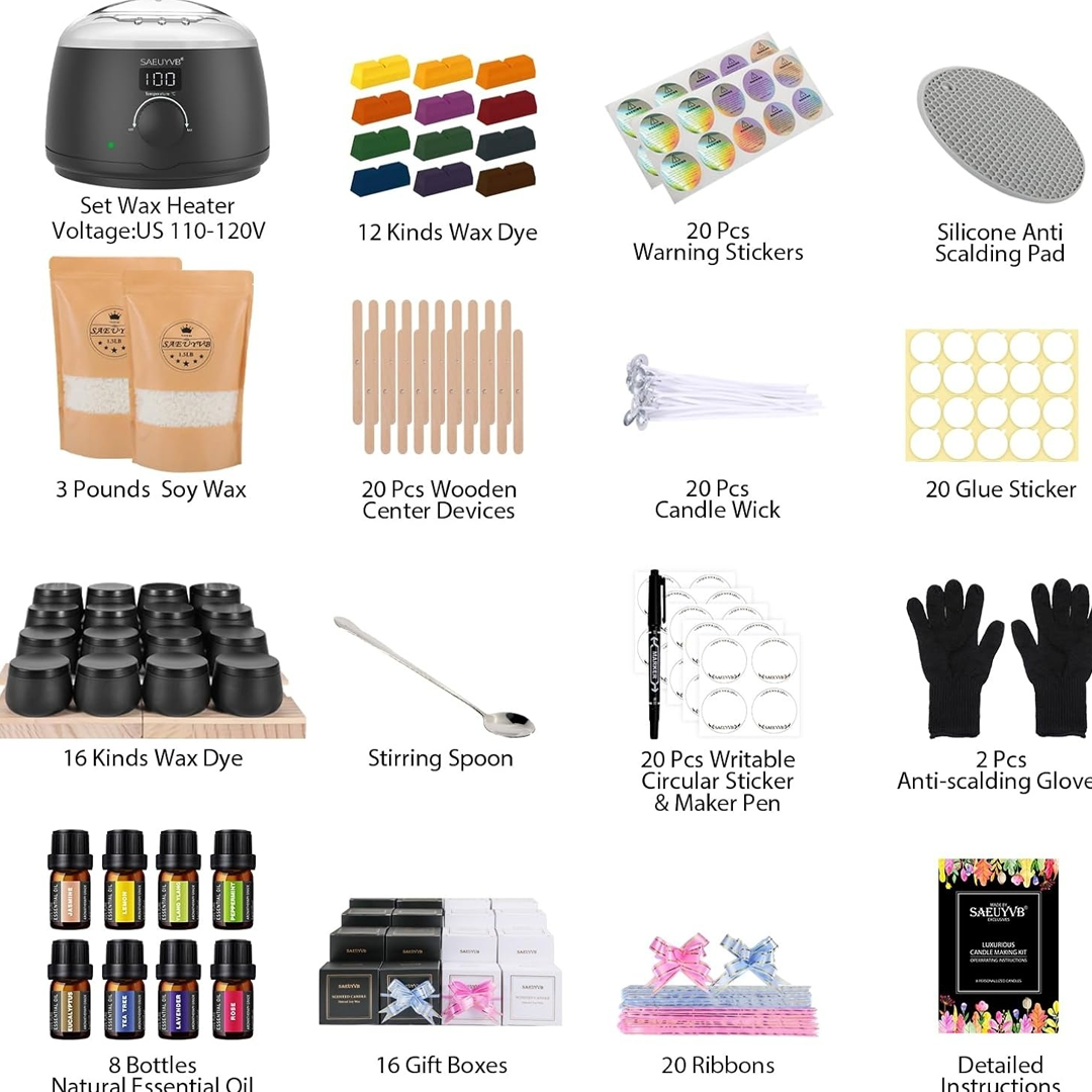 Wickly Candle Making Kit
